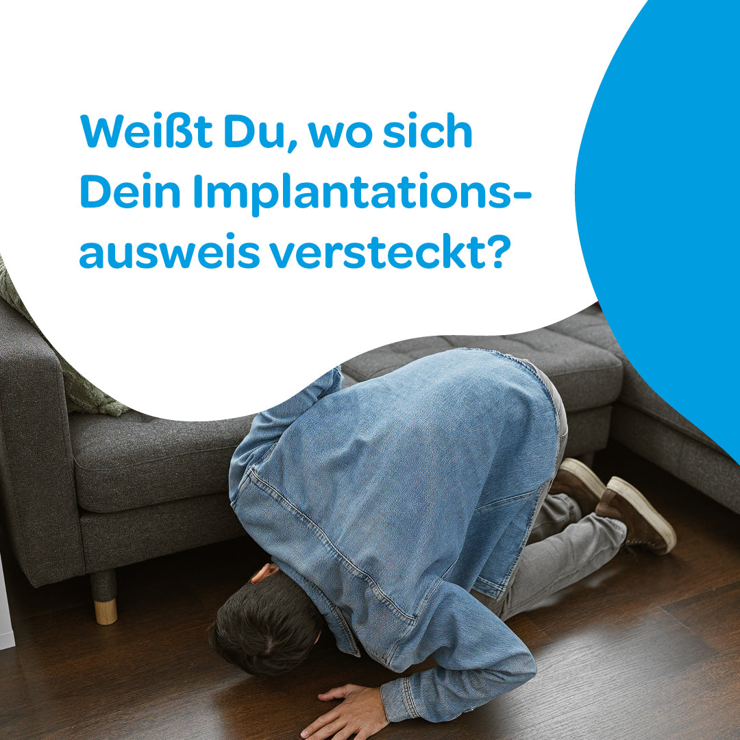 28PRO Social Media Post zum Thema digitaler Implantationsausweis