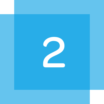 Icon Schritt 2 des Behandlungsablaufs ist die Vorbehandlung