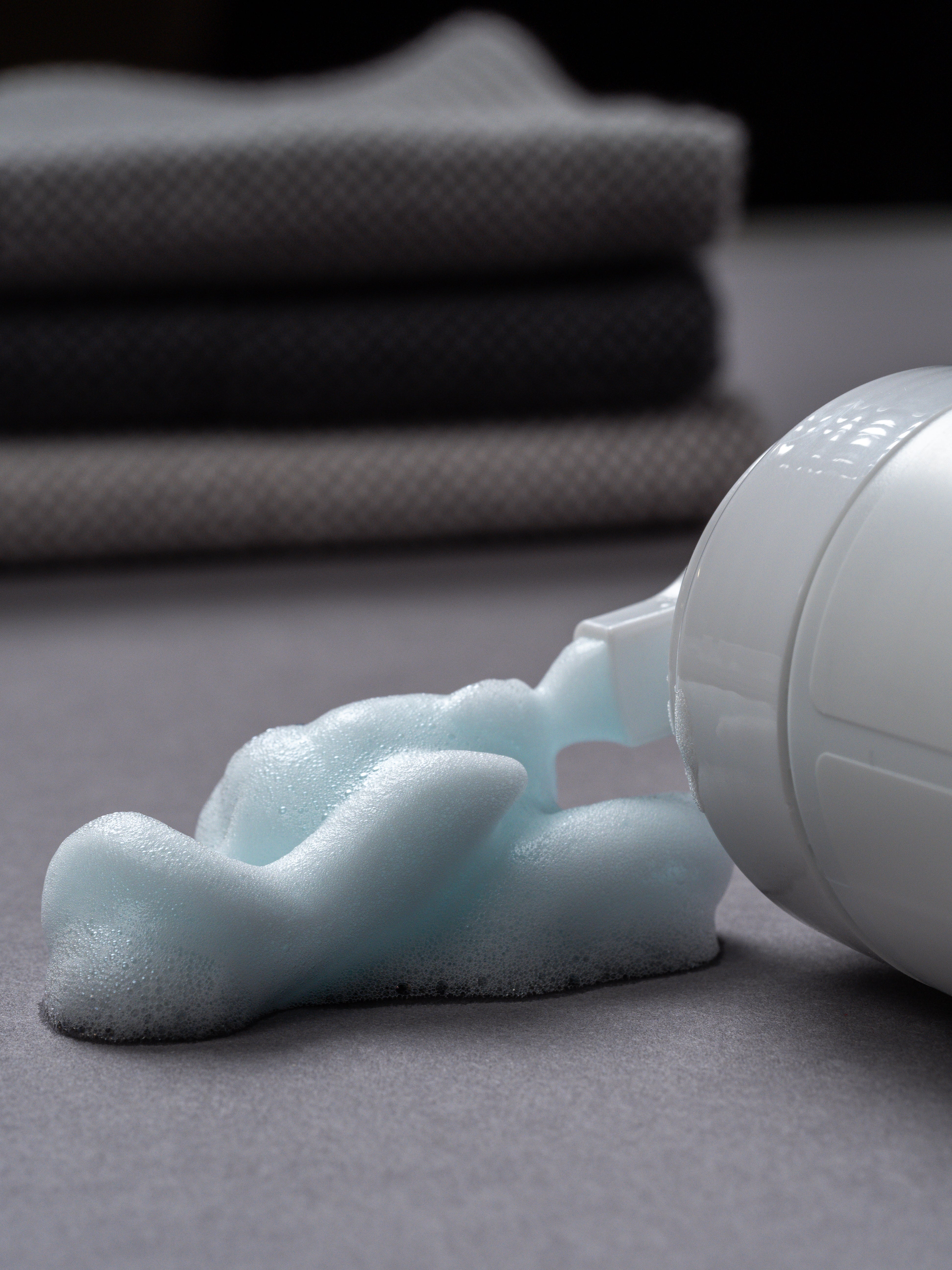 Darstellung der Textur des Mundschaums